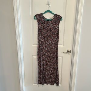 Loft Floral Midi Dress